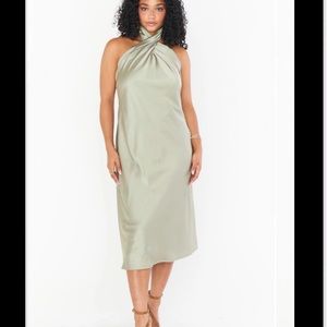 Show me your mumu Jasmine Halter MIDI dress